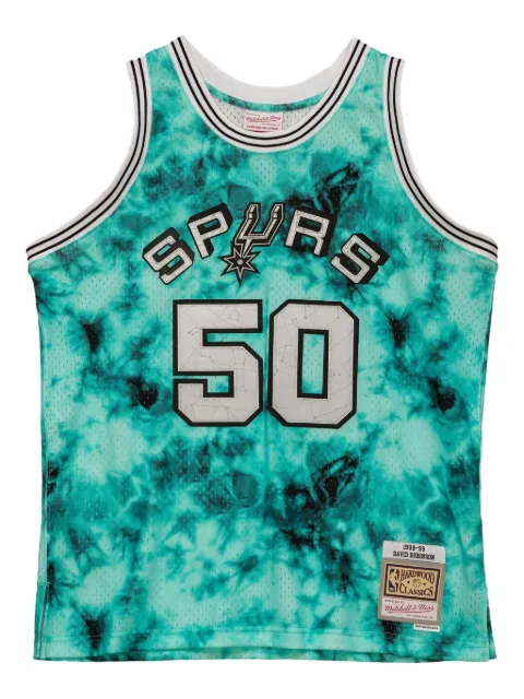 Mitchell & Ness David Robinson NBA Spurs 1998 Galaxy Swingman vest Green SMJYKM19053SASTEAL98DRB