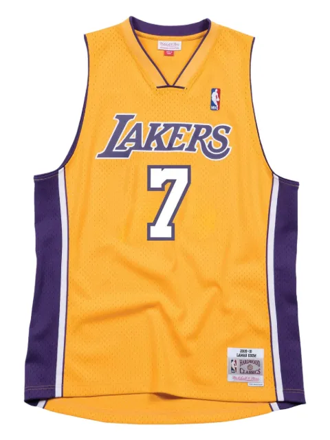 Mitchell & Ness Lamar Odom NBA Los Angeles Lakers 2009 Swingman vest Yellow SMJYGS20047LALGOLD09LOM
