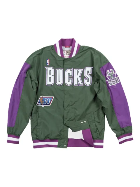 Mitchell & Ness "NBA Milwaukee Bucks 96-97" basketball warm-up jacket Green AWJKLG18043MBUDKGN96