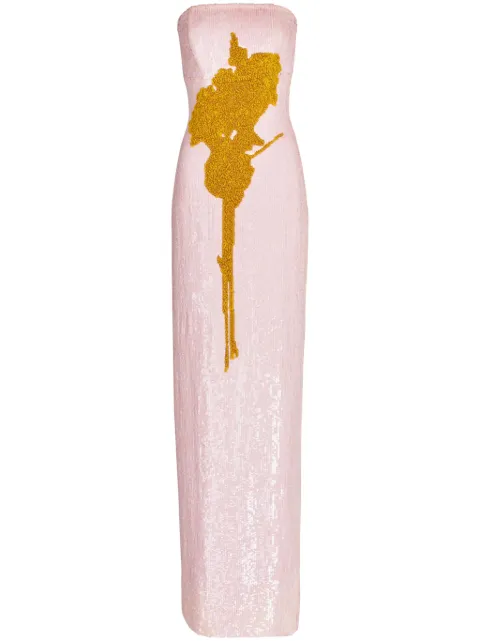 Silvia Tcherassi Margaret sequin-embellished dress Pink ST240024