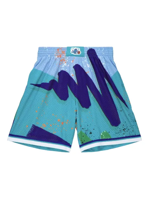 Mitchell & Ness "NBA Charlotte Hornets 1992" Hyper Hoops Swingman basketball shorts Blue PFSW1254CHO92PPPBLUE