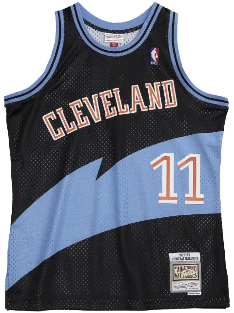 Mitchell & Ness "NBA Cavaliers 97 Zydrunas Ilgauskas" Swingman jersey vest top Blue SMJYAC19159CCABLCK97ZIL