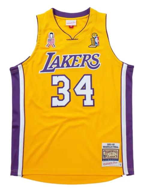 Mitchell & Ness x La Lakers logo-print vest Yellow AJY41160LAL01SONLTGD