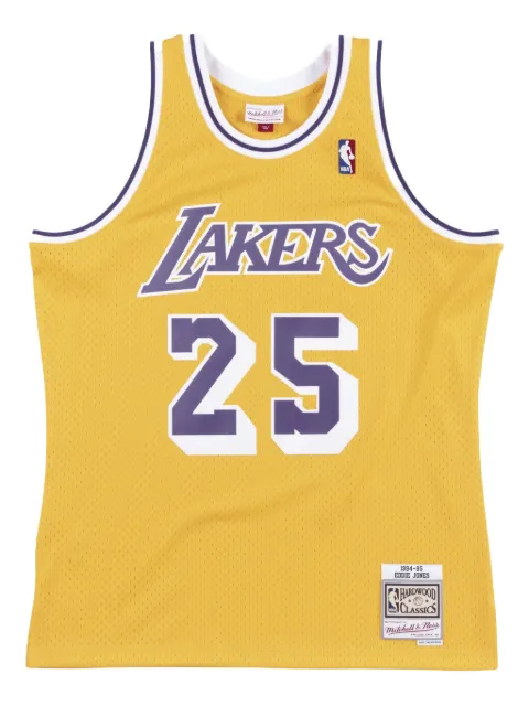 Mitchell & Ness Eddie Jones NBA Lakers 1994-1995 Swingman vest Yellow SMJYGS18441LALLTGD94EJN