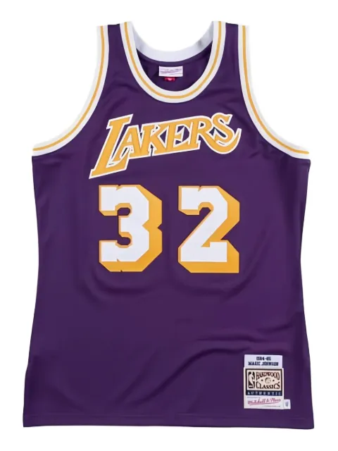 Mitchell & Ness NBA LA Lakers 84 Magic Johnson jersey Purple AJY4GS18089LALPURP84EJH