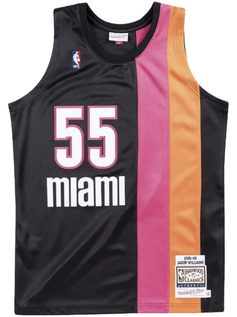 Mitchell & Ness "NBA Miami Heat 05 Jason Williams" authentic alternate jersey Black AJY4EL18034MHEBLCK05JWI