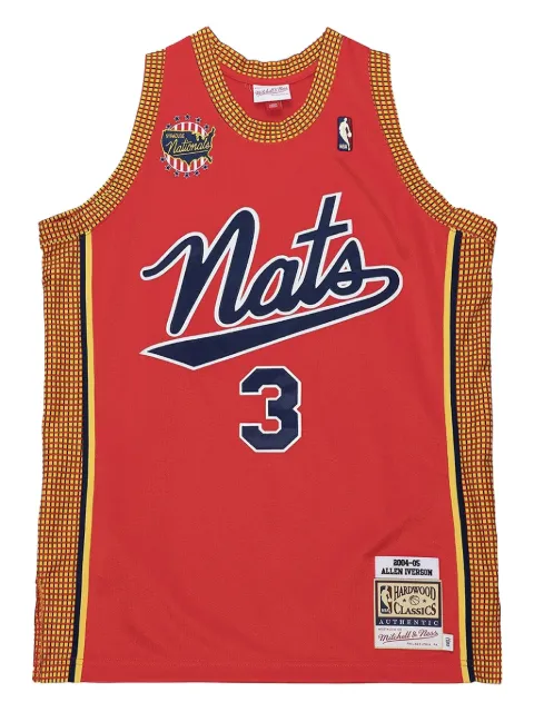 Mitchell & Ness "NBA Philadelphia 76ers 2004 Allen Iverson" basketball jersey Red AJY44485P7604AIVLTRD