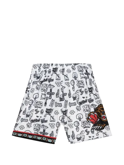 Mitchell & Ness "NBA Vancouver Grizzlies 1998" Doodle Swingman shorts White PFSW1267VGR98PPPPTWH