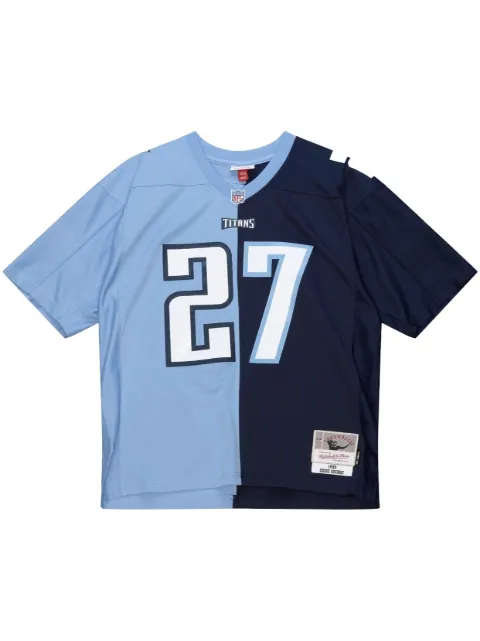 Mitchell & Ness "NFL Tennessee Titans 1999 Eddie George" Split Legacy football jersey Blue LGJY5087TTI99EGRNYLB