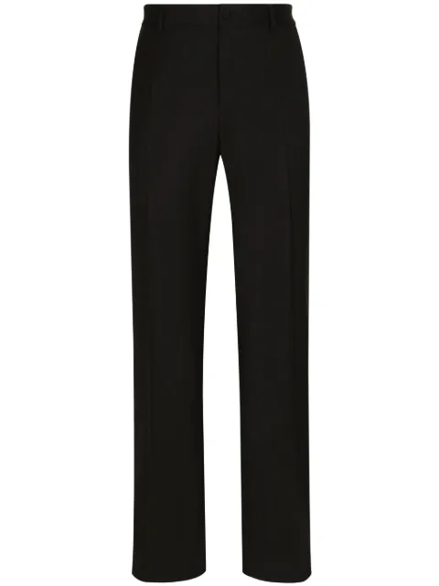 Dolce & Gabbana straight-leg wool trousers Black GYZMHTGH667