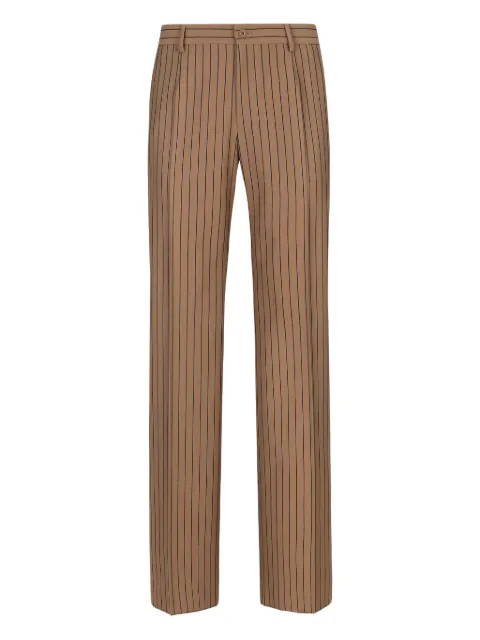 Dolce & Gabbana pinstripe trousers Brown GYZMHTFR20N