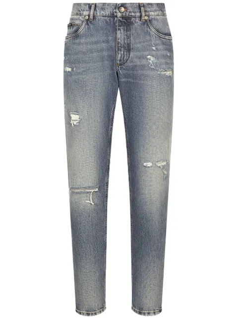 Dolce & Gabbana straight-leg cotton jeans Blue GYJCCDG8KO4
