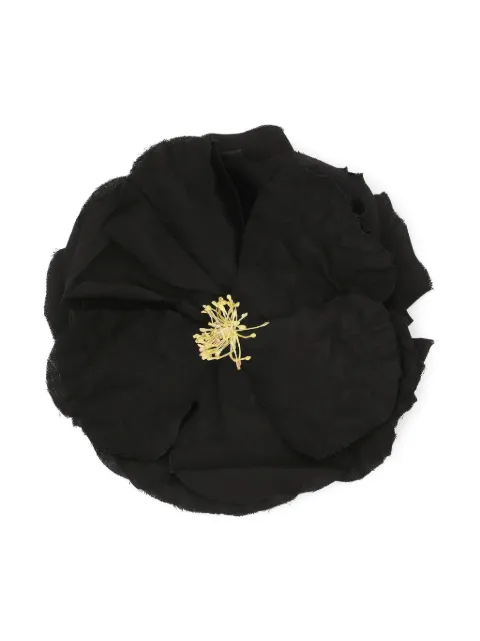 Dolce & Gabbana floral-motif brooch Black GY008AGH865