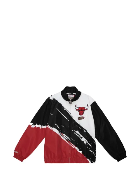 Mitchell & Ness "NBA Chicago Bulls" Paintbrush windbreaker jacket White OJZP3414CBUYYPPPMTWH