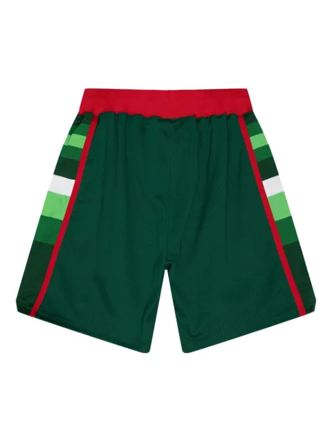 Mitchell & Ness Milwaukee Bucks 83-84 Authentic Road shorts Green ASHRGS18124MBUDKGN83
