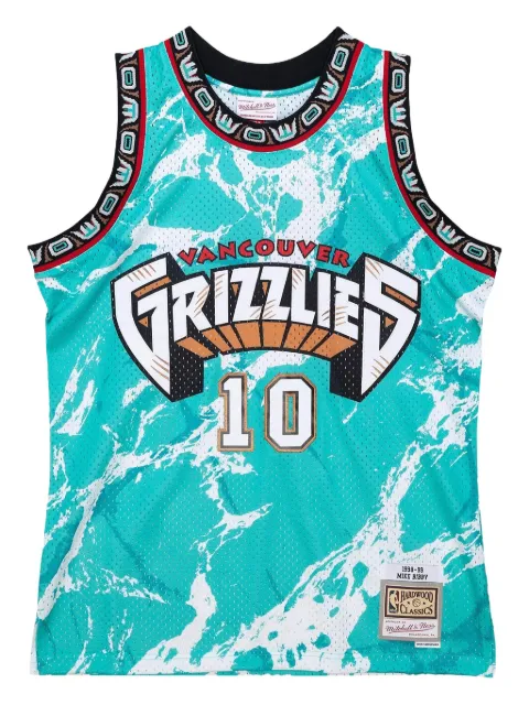 Mitchell & Ness Mike Bibby NBA Grizzlies 1998 Team Marble Swingman vest Blue TFSM1278VGR98MBITEAL