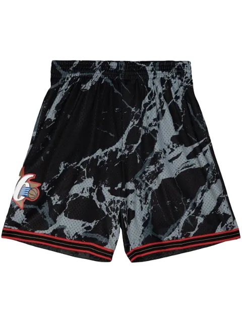 Mitchell & Ness Team Marble "NBA Philadelphia 76ers 2000" Swingman shorts Black PFSW1279P7600PPPBLCK