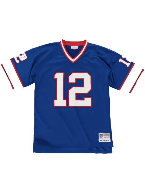 Mitchell & Ness "NFL Buffalo Bills 1990 Jim Kelly" Legacy jersey T-shirt Blue LGJYCP18056BBIROYA90JKY