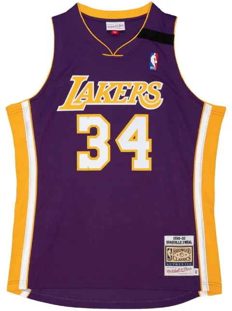 Mitchell & Ness "NBA LA Lakers 1999 Shaquille O'Neal" authentic jersey Purple AJY4CP18186LALPURP99SON