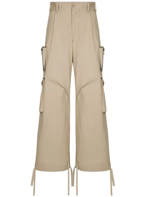 Dolce & Gabbana wide-leg cargo pants Neutrals GP088TFU60X