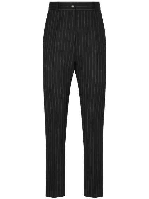 Dolce & Gabbana wool tapered trousers Black FTAM2TFRBDB