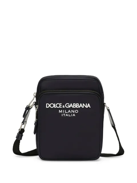 Dolce & Gabbana logo-lettering cross body bag Blue BM2294AG182