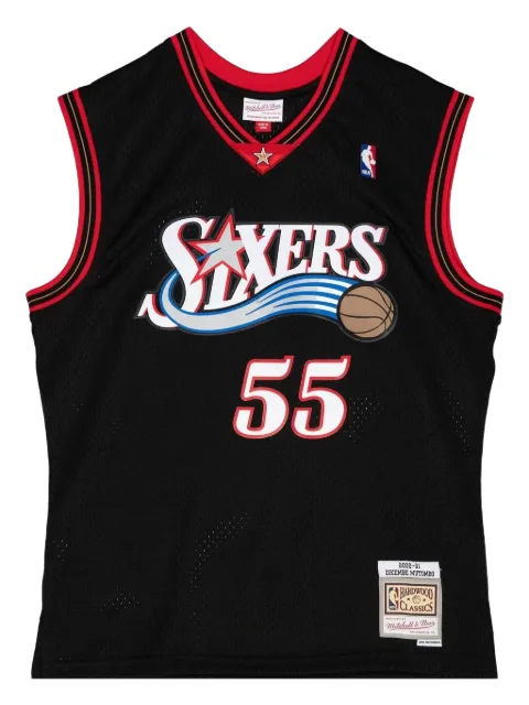 Mitchell & Ness x NBA 76ers 2000 Dikembe Mutombo Swingman tank top Black SMJYAC19196P76BLCK00DMO