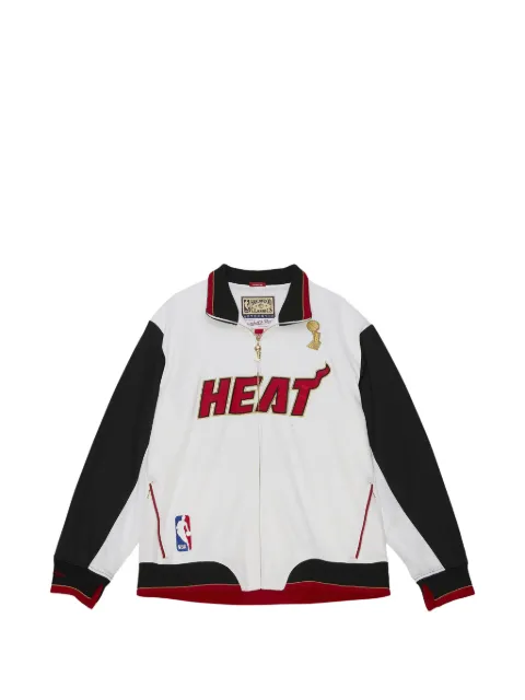 Mitchell & Ness x NBA Miami Heat Championship jacket White AFZJ4937MHE12PPPWHIT