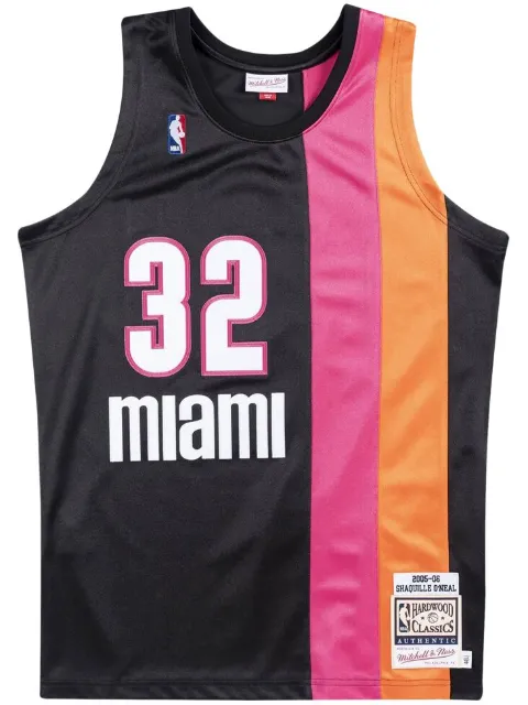 Mitchell & Ness "NBA Miami Heat 2005-06 Shaq O'Neal" authentic jersey Black AJY4EL18033MHEBLCK05SON