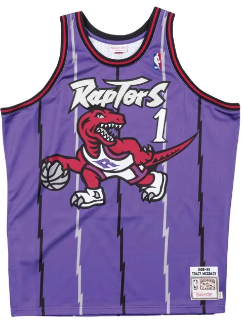 Mitchell & Ness "NBA Toronto Raptors 98 Tracy Mcgrady" authentic road jersey Purple AJY4GS18108TRAPURP98TMC