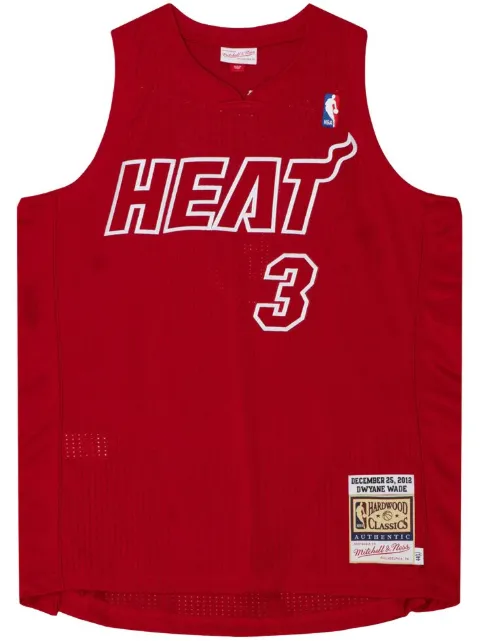 Mitchell & Ness "NBA Miami Heat 2012 Dwyane Wade" Christmas Day jersey Red AJY44975MHE12DWASCAR