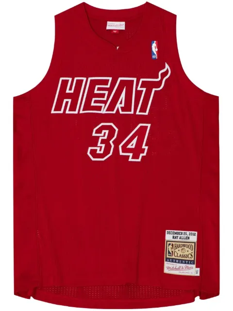 Mitchell & Ness "NBA Miami Heat 2012 Ray Allen" Christmas Day jersey Red AJY44973MHE12RALSCAR