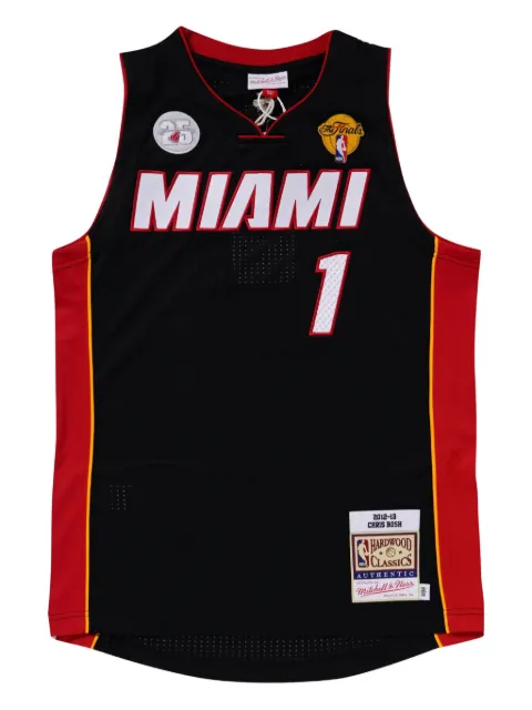 Mitchell & Ness Road Finals Jersey "NBA Miami Heat 2012 Chris Bosh" t-shirt Black AJY44944MHE12CBOBLCK