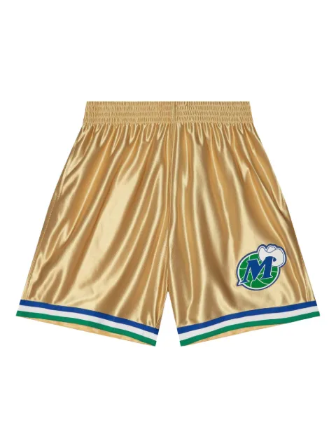 Mitchell & Ness x NBA Dallas Mavericks 1998 75th Swingman shorts Gold SMSH4399DMA98PPPGOLD