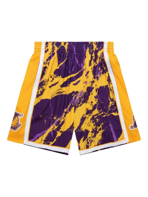 Mitchell & Ness NBA LA Lakers 2009 Team Marble Swingman shorts Purple PFSW1279LAL09PPPPTPR