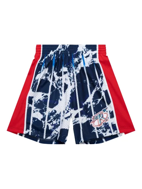 Mitchell & Ness NBA Houston Rockets 1996 Team Marble Swingman shorts Blue PFSW1279HRO96PPPBLUE