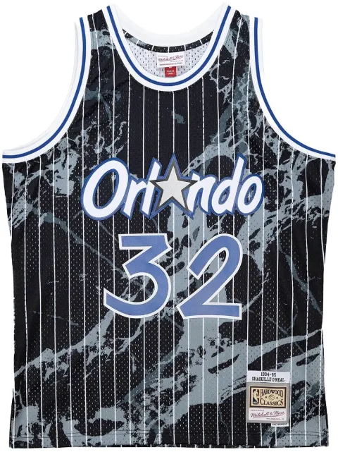 Mitchell & Ness "NBA Orlando Magics 1994 Shaquille O'Neal" Marble Swingman jersey vest top Black TFSM1278OMA94SONBLCK