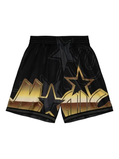 Mitchell & Ness "NBA Orlando Magic" Big Face 4.0 fashion shorts Black PSHR1259OMAYYPPPBLCK