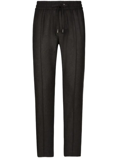 Dolce & Gabbana straight-leg wool track pants Grey GP03FTFU21Q