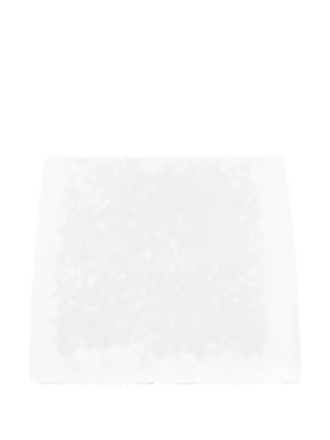 Dolce & Gabbana sequin-embellished miniskirt White F4CRPTFLSEP