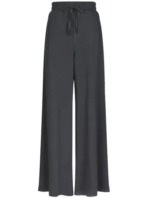 Dolce & Gabbana wide-leg cotton track pants Grey GP087TG7M3H