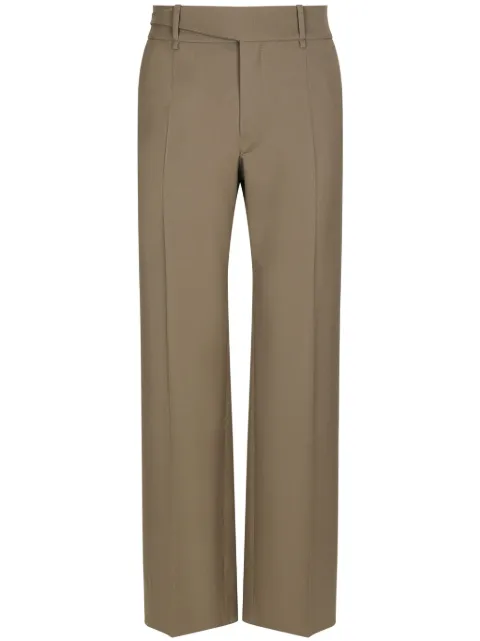 Dolce & Gabbana straight-leg virgin-wool trousers Neutrals GP07DTFUBGC