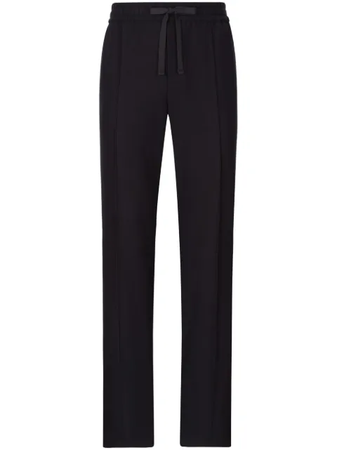 Dolce & Gabbana pressed-crease drawstring-waist track pants Blue GP03ATFUGLI