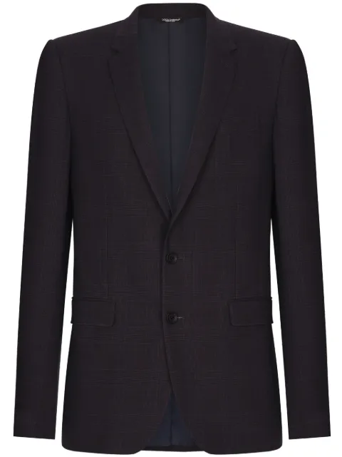 Dolce & Gabbana Prince of Wales check two-piece suit Grey GK0EMTFQ2NJ