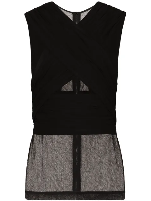 Dolce & Gabbana panelled tank top Black G8RW5TG7M7Z