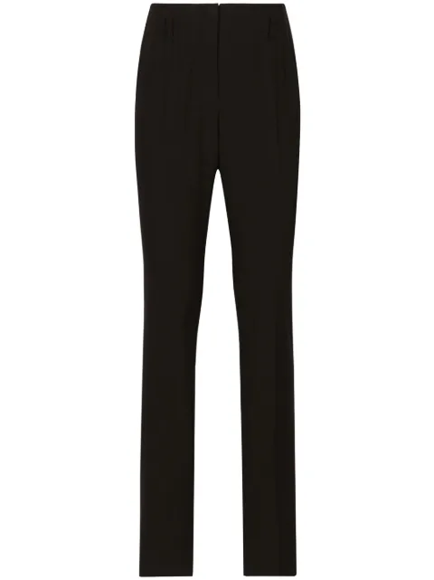 Dolce & Gabbana slim-fit tailored trousers Black FTC03TFURBG