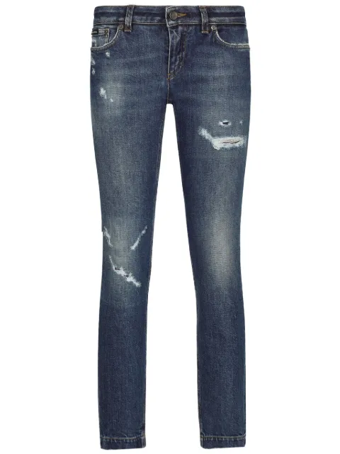 Dolce & Gabbana low-rise skinny-fit jeans Blue FTAH7DG8KR0