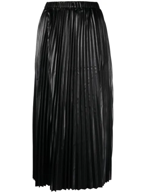 Junya Watanabe pleated layered cropped trousers Black JLP103