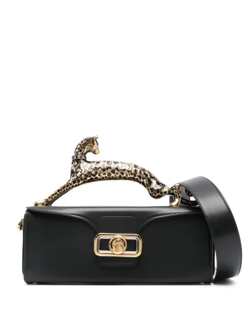 Lanvin medium Pencil Cat leather bag Black LWBGBRC5PALMP21