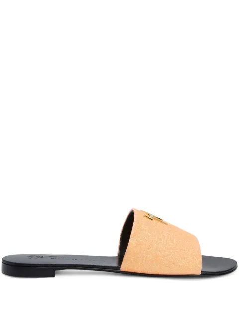 Giuseppe Zanotti Shirley glitter sandals Orange I000080K06